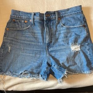 Madewell shorts size 30